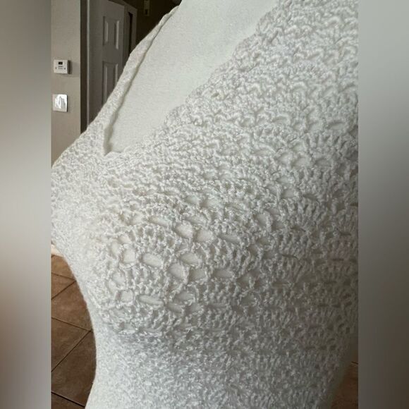 Women’s Crochet Cover Up Dress - Picture 4 of 10